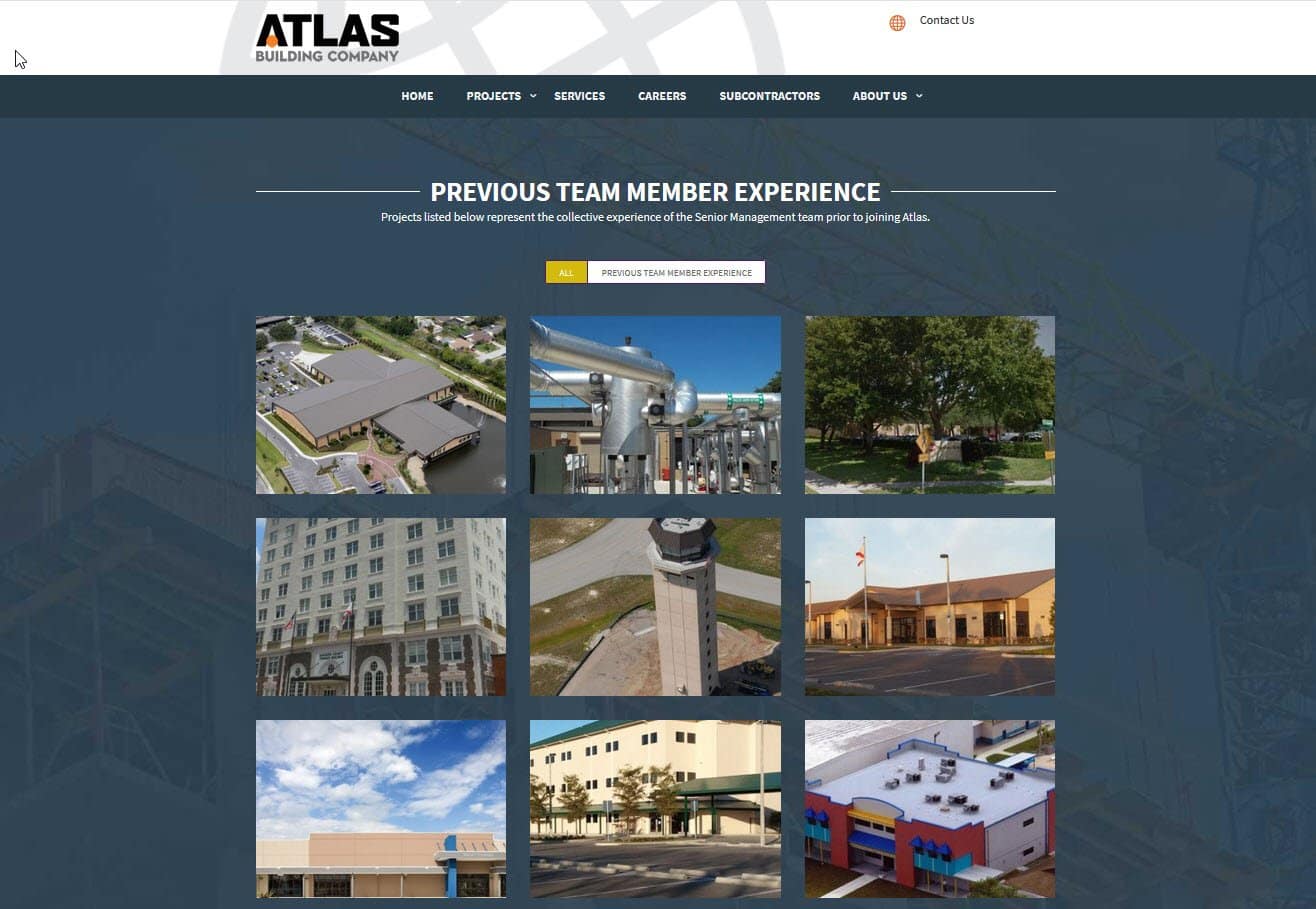 Atlas Building Company - AFS Web Design Company